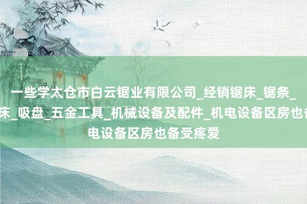 一些学太仓市白云锯业有限公司_经销锯床_锯条_锯片_磨床_吸盘_五金工具_机械设备及配件_机电设备区房也备受疼爱